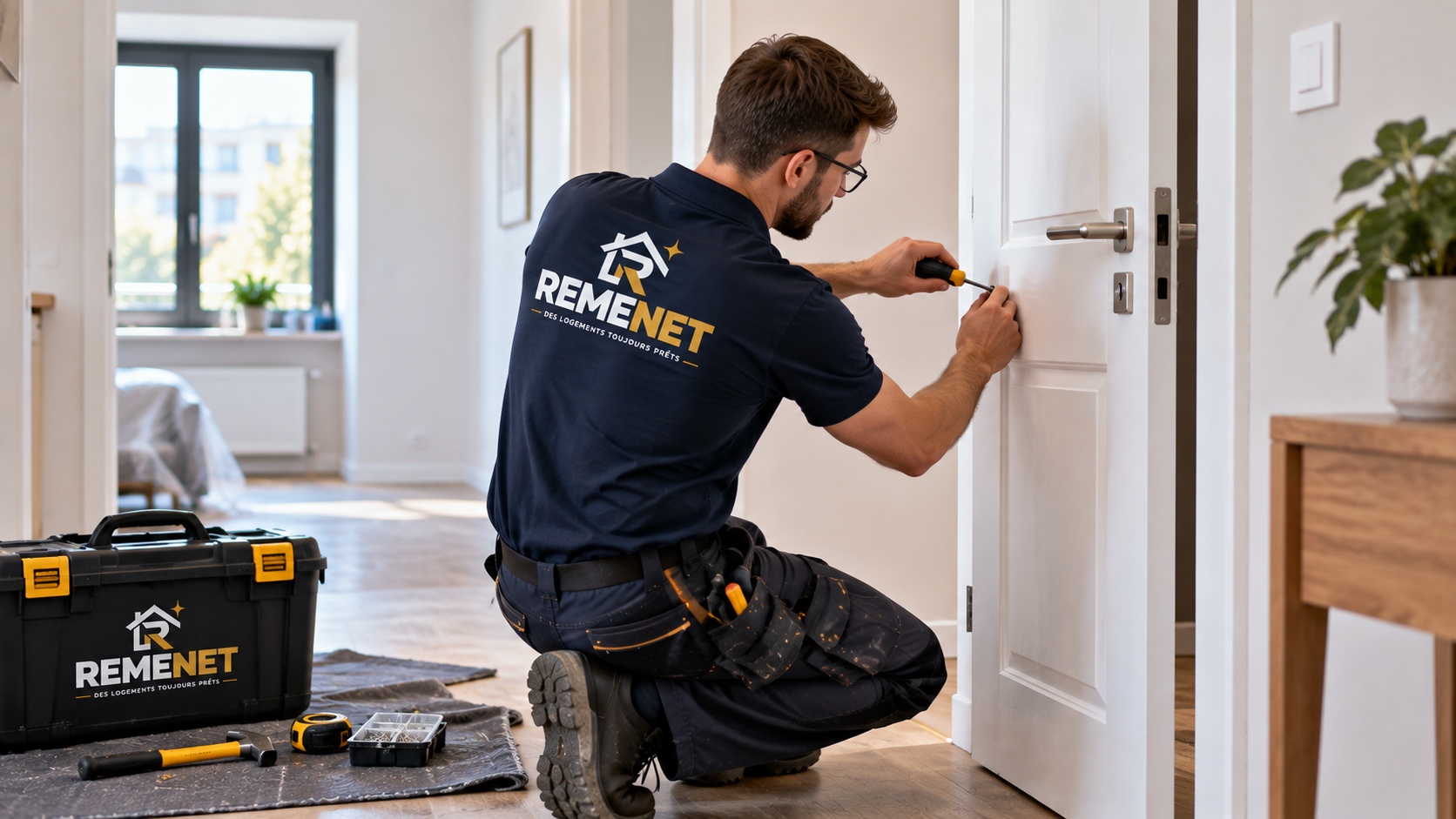 Réparation d’une poignée de porte